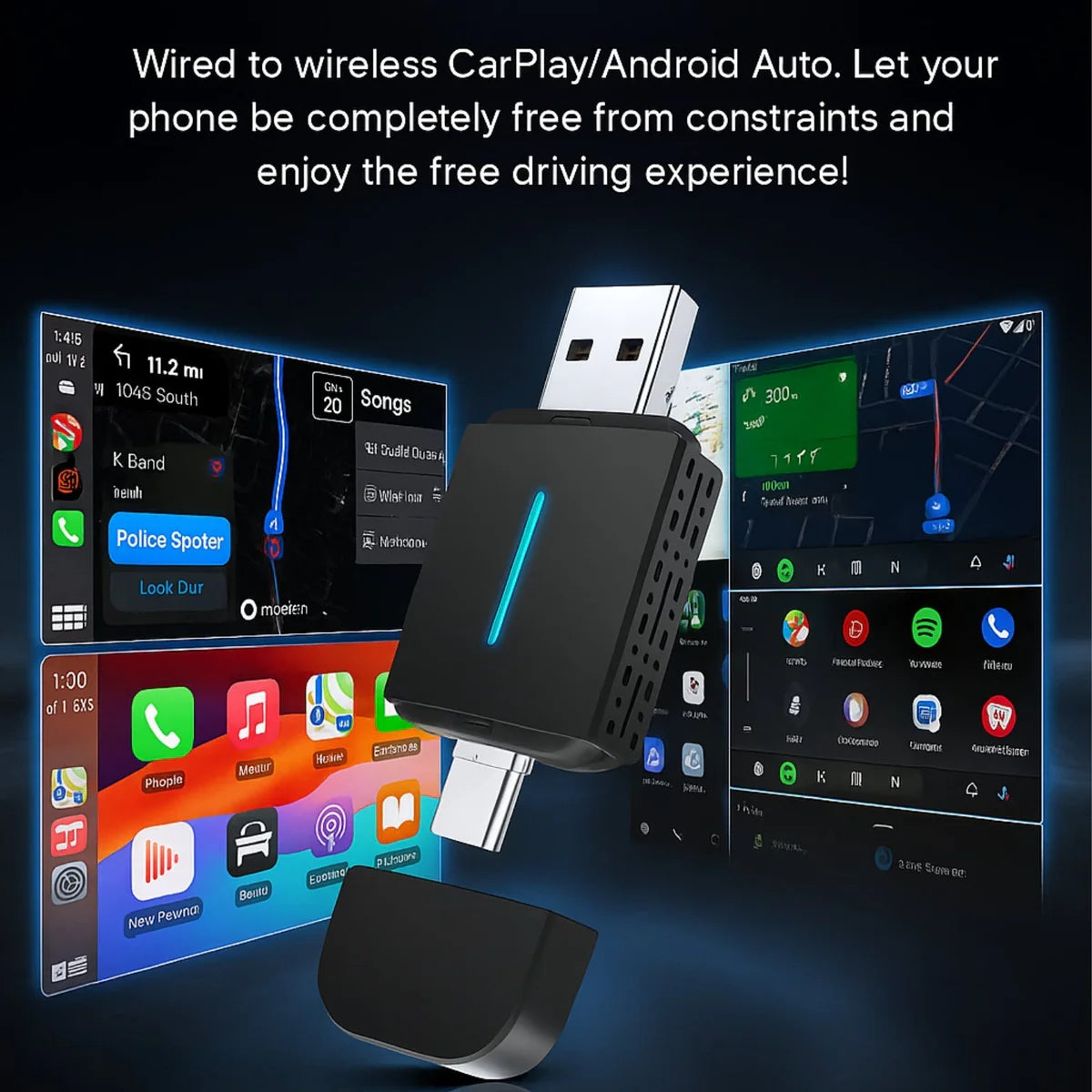 DashTab-Wireless Carplay Adapter (2025 Model)
